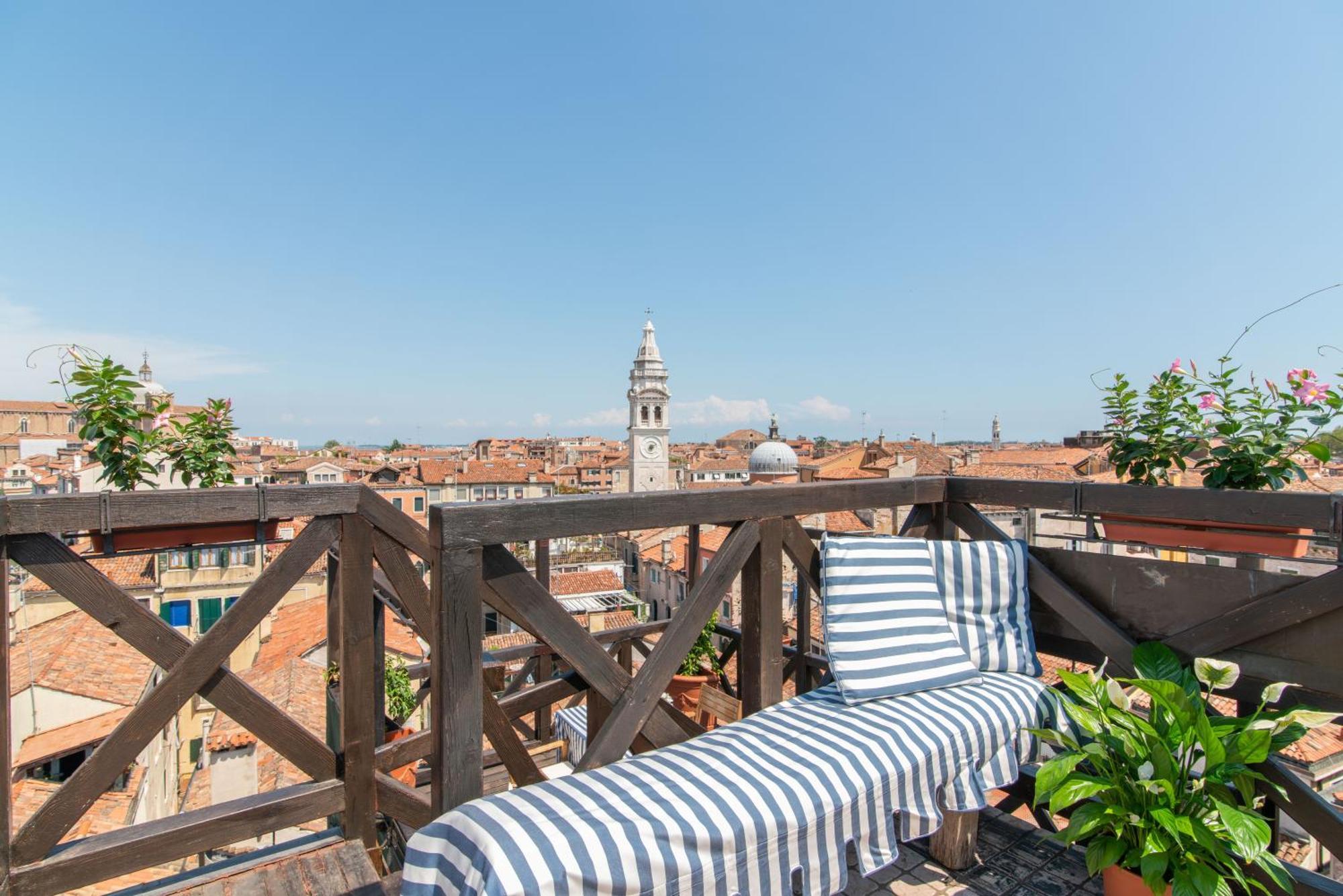 Penthouse With Rooftop Terrace And 360 Views Of Venice - Venice5Th Zewnętrze zdjęcie