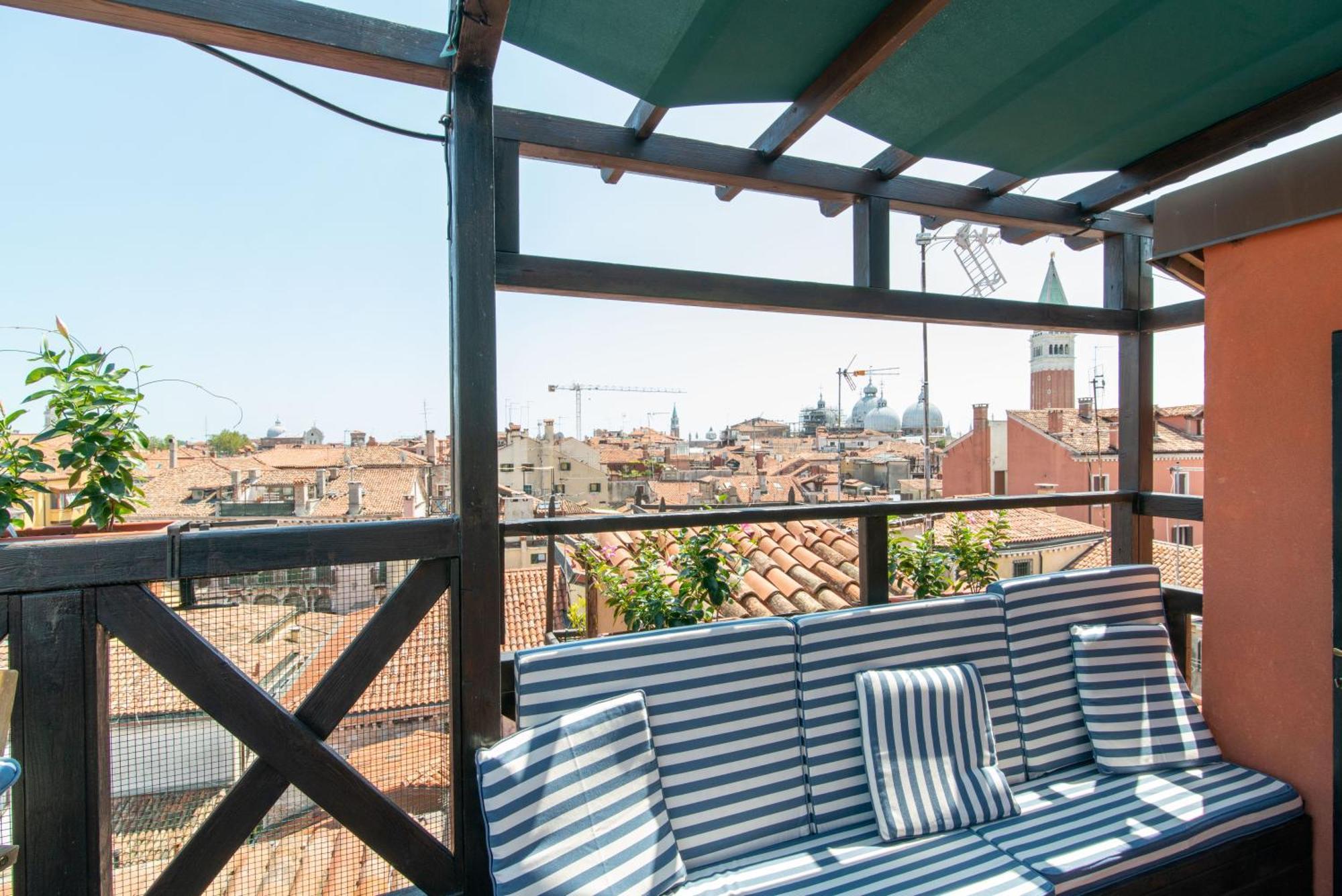 Penthouse With Rooftop Terrace And 360 Views Of Venice - Venice5Th Zewnętrze zdjęcie